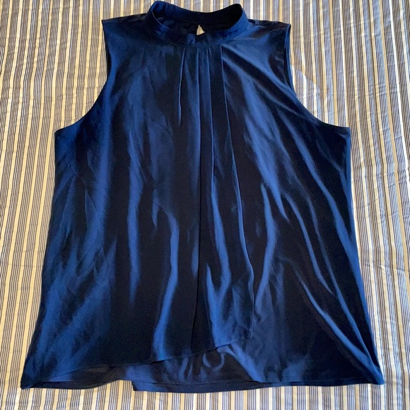 WHBM Ruffle-Overlay Tank - Picture 4 of 5